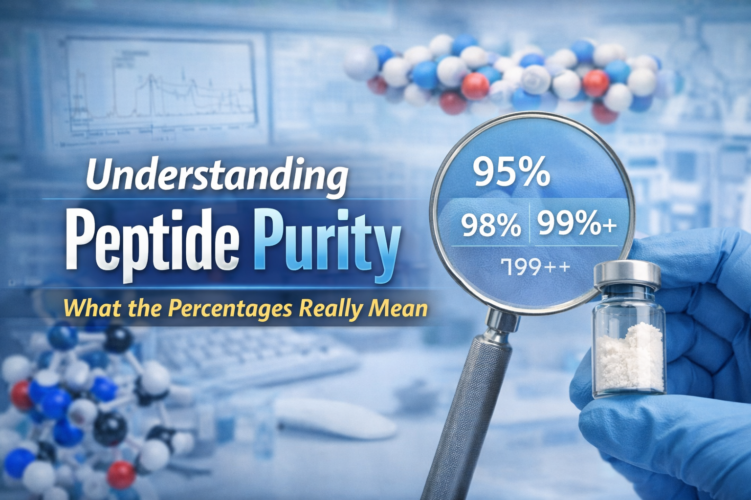 Understanding Peptide Purity: What the Percentages Really Mean