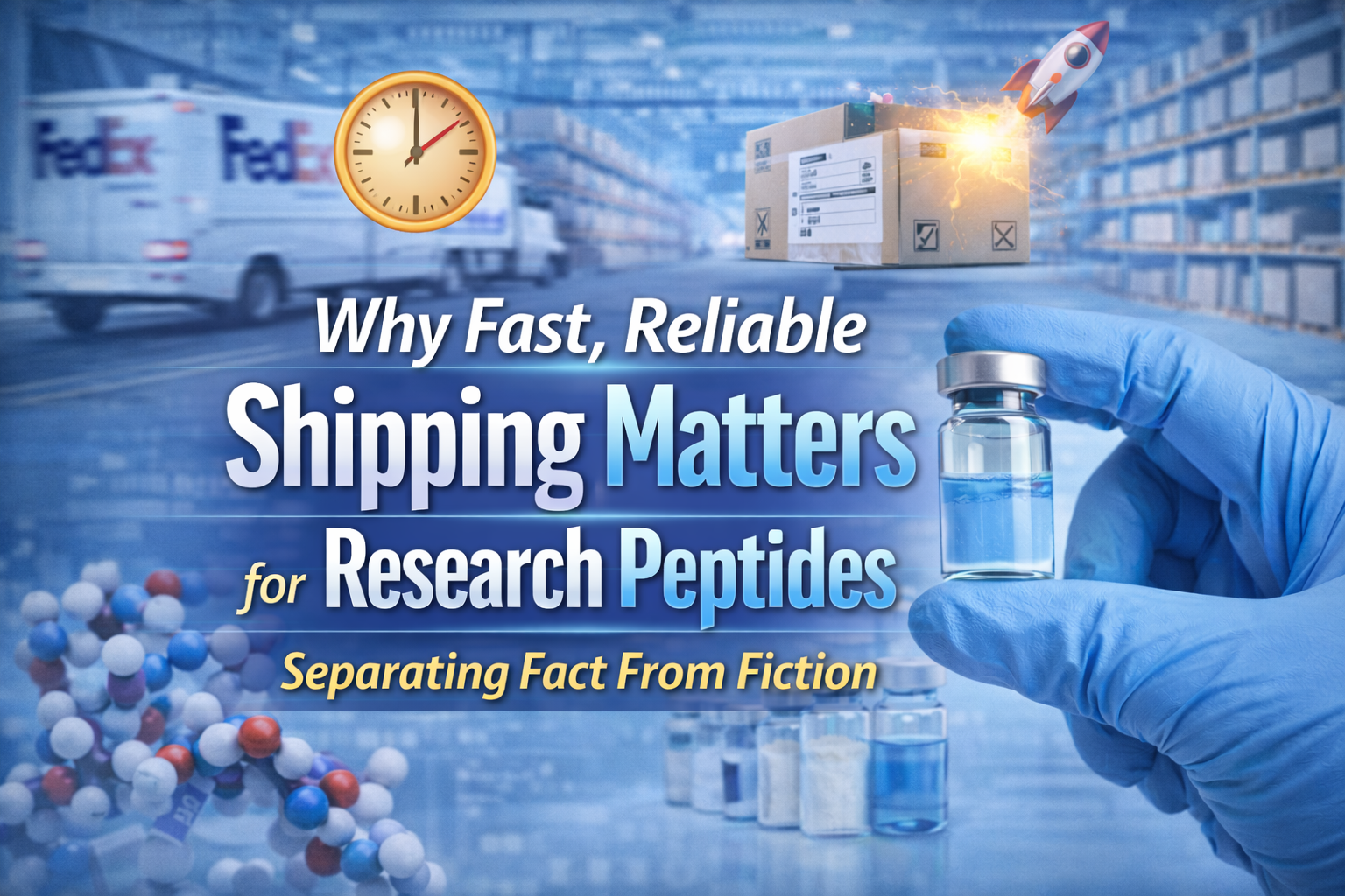 Why Fast, Reliable Shipping Matters for Research Peptides