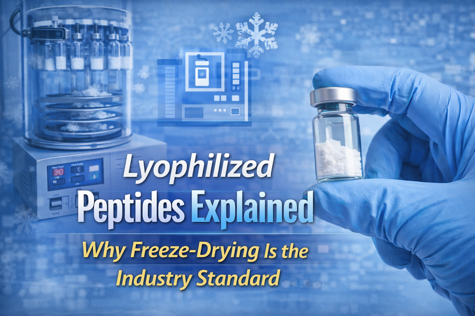 Lyophilized Peptides Explained: Why Freeze-Drying Is the Industry Standard